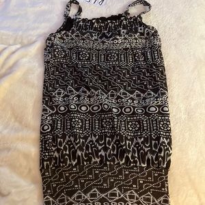 Really cute beautiful mini dress, chocolate brown sheer w/lining material.